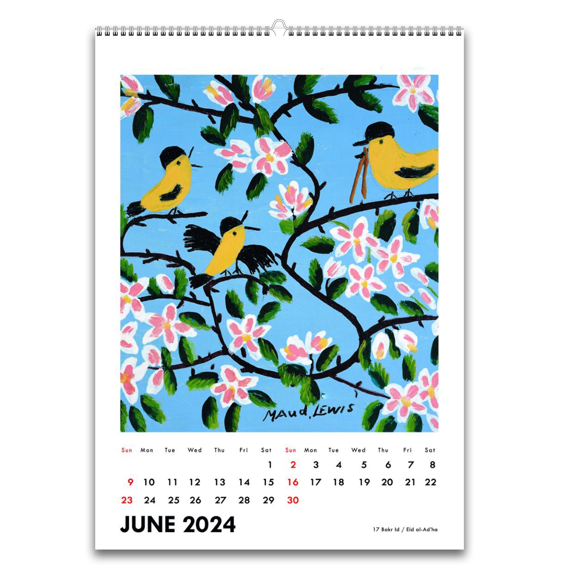 2024 Desk Calendar Maud Lewis Canadian Folk Artworks by Tallenge