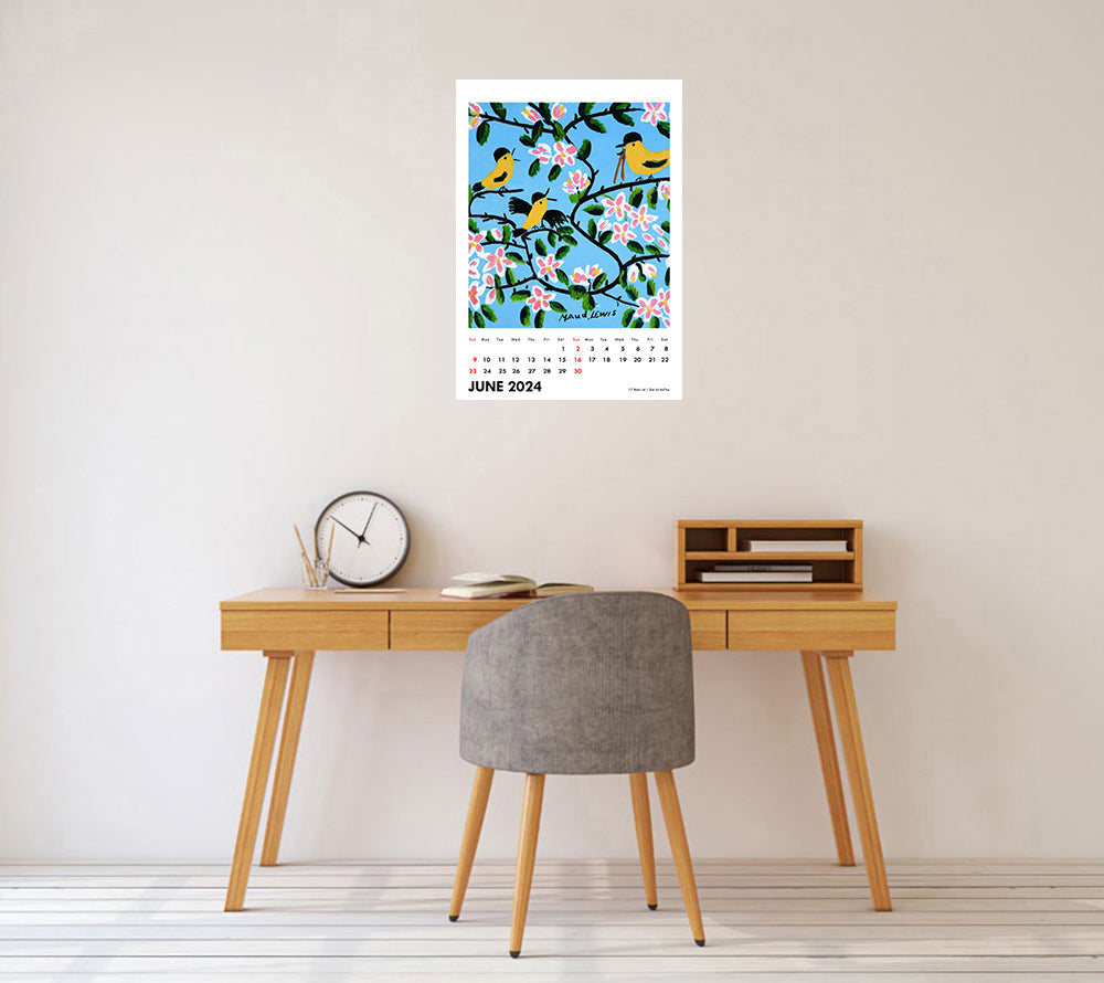 2024 Wall Calendar Maud Lewis Canadian Folk Artworks by Tallenge