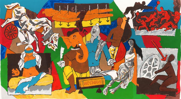 Mahabharat - Maqbool Fida Husain - Posters