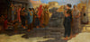 Maharashtra Temple Scene - L N Taskar - Indian Masterpiece Painting - Canvas Prints
