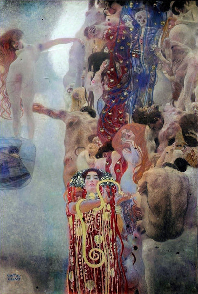 Medicine -  Gustav Klimt - Masterpiece Painting - Life Size Posters