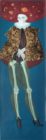 Metamorphosis of a Woman I (Metamorphose Einer Frau) - Leonor Fini - Surrealist Art Painting by Leonor Fini