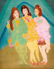 Modern Ladies- Abdur Rahman Chughtai - Indian Art Painting - Canvas Prints