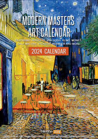 2024 Wall Calendar - Art by Modern Masters