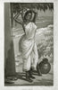 Moody Maid -  Haren Das - Bengal School Art Woodcut - Posters