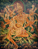 Nataraj - Lord Shiva As Divine Tandav Dancer - Ellora Cave Painting - Framed Prints