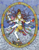 Nataraja - Lord Shiva As Divine Tandav Dancer - Contemporary Indian Painting - Large Art Prints