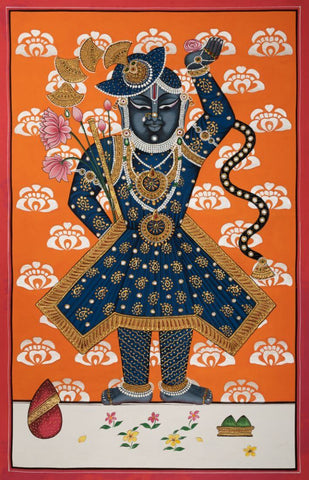 Nathdwara Darshan - Srinathji Pichwai Painting by Pichwai Art