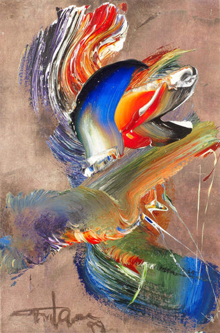 Nathiq - Ismail Gulgee - Modern Masters Calligraphic Painting - Framed Prints