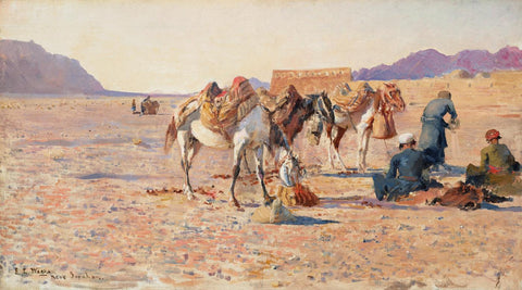 Near Ispahan - Edwin Lord Weeks - Vintage Orientalist Art Painting - Canvas Prints by Edwin Lord Weeks