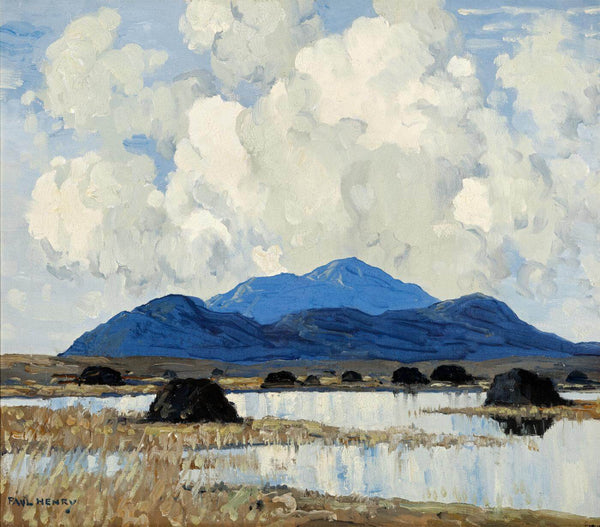 Near Leenane - Paul Henry RHA - Irish Master - Landscape Impressionist Painting - Art Prints