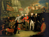 Nelson Receiving The Surrender Of The 'San Josef' at the Battle Of  St Cape Vincent - Daniel Orme - Vintage Maritime Painting - Canvas Prints