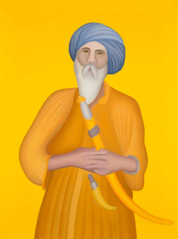 Nihang Sikh Warrior by Manjit Bawa