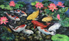 Nine Koi Fish - Symbol Of Prosperity and Family Strength - Feng Shui Painting - Canvas Prints