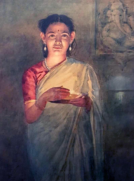 Niranjani - S L Haldankar - Indian Masterpiece Painting - Posters