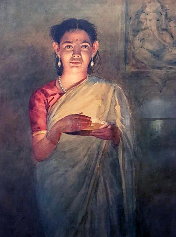 Niranjani - S L Haldankar - Indian Masterpiece Painting - Posters