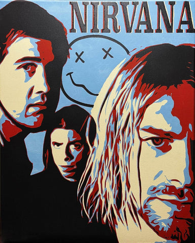 Nirvana - Fan Art Poster - Life Size Posters