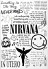 Nirvana - Lyrics And Doodles Fan Art Graphic Poster - Art Prints