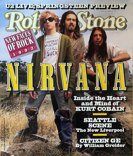 Nirvana - Rolling Stone - Magazine Cover Art Poster - Posters