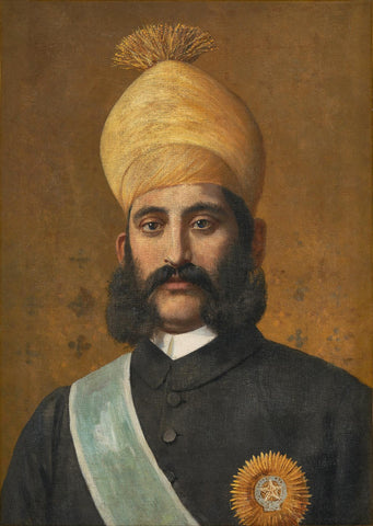 Nizam Of Hyderabad - Raja Ravi Varma Painting by Raja Ravi Varma