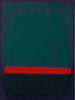No 15 (Two Greens and Red Stripe)?1964 - Mark Rothko - Colourfield Painting - Art Prints