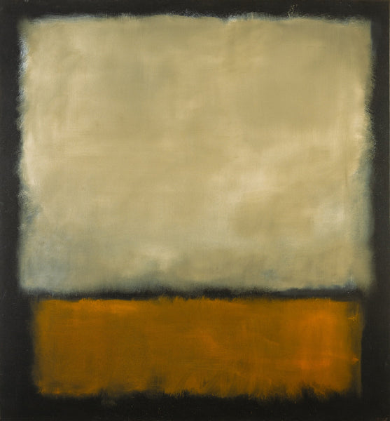 No 7 (Dark Brown, Grey Orange) - Mark Rothko - Colour Field Painting - Framed Prints