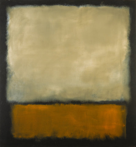 No 7 (Dark Brown, Grey Orange) - Mark Rothko - Colour Field Painting by Mark Rothko