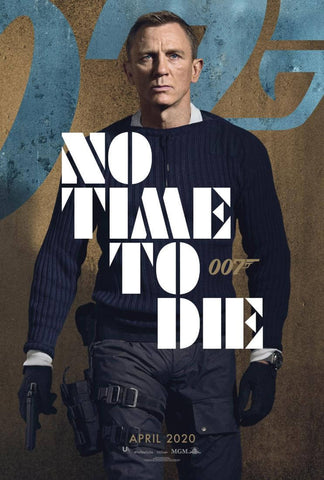 No Time To Die - Daniel Craig - James Bond Movie Poster 2 - Large Art Prints by Joel Jerry