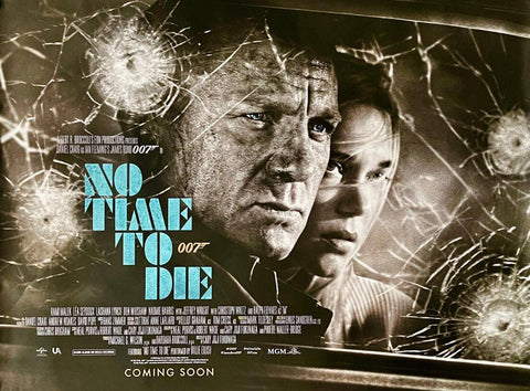 No Time To Die - Daniel Craig - James Bond Movie Poster 3 - Large Art Prints by Joel Jerry