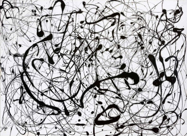 Number 14 (1951) - Jackson Pollock - Abstract Expressionist Painting - Framed Prints