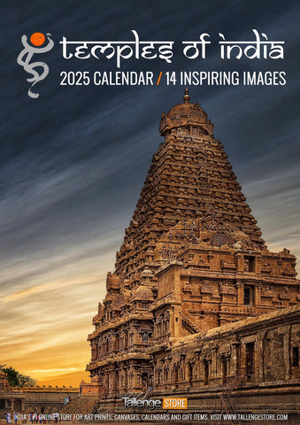 2025 Wall Calendar - Temples Of India by Tallenge Store