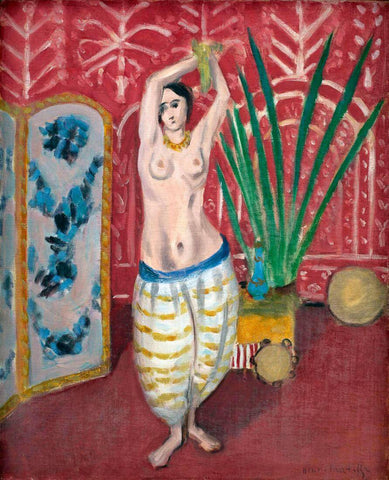 Odalisque With A Screen - Henri Matisse - Neo-Impressionist Art Painting by Henri Matisse