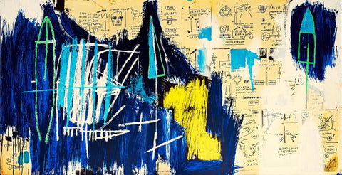 Odours Of Punt - Jean-Michael Basquiat - Neo Expressionist Painting by Jean-Michel Basquiat