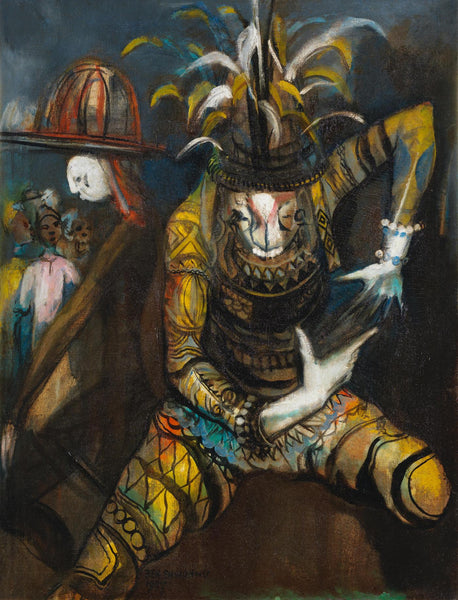 Ogolo  - Benedict Enwonwu M B E - Modern and Contemporary African Art Painting - Art Prints