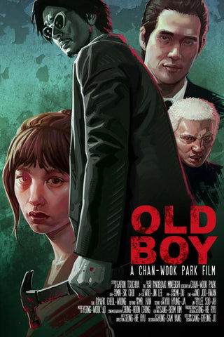 Old Boy - Park Chan-Wook - Korean Classic Movie Fan Art Poster by Tallenge Store