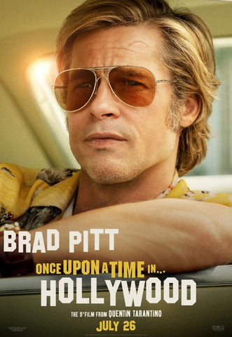 Once Upon A Time In Hollywood - Brad Pitt - Quentin Tarantino - Hollywood Movie Poster - Art Prints