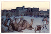 Outskirts Of A Village In Rajasthan - Yoshida Hiroshi - Vintage Japanese Painting Of India - Canvas Prints