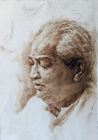 Pandit Kumar Gandharva - Legendary Indian Classical Singer - Portrait - Art Prints