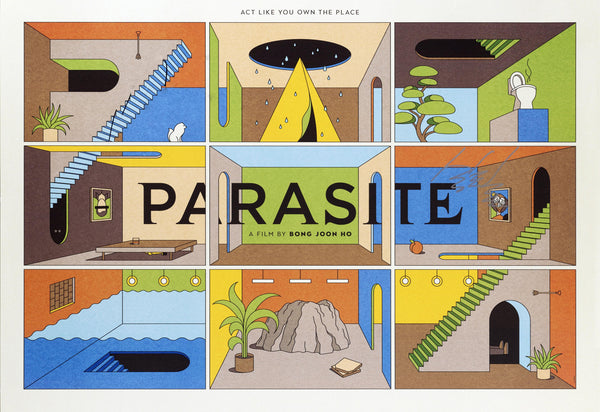 Parasite - Director Bon Joon Ho Masterpiece - Korean Movie - Oscar Winner - Fan Art Poster - Art Prints