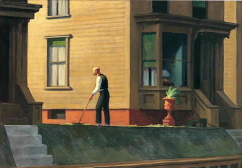 Pennsylvania Coal Town - Edward Hopper - Contemporary Art Painting by Edward Hopper