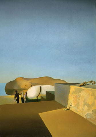 Persistence Of Fair Weather - Salvador Dali - Surrealist Painting by Salvador Dali