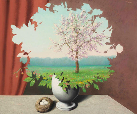 Plagiarism (Le Plagiat) - René Magritte - Surrealist Painting by Rene Magritte
