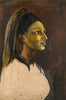 Portrait Of A Young Lady - Ben Enwonwu - African Painting - Life Size Posters
