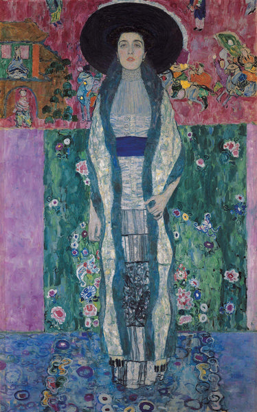 Portrait Of Adele Bloch-Bauer - Gustav Klimt Masterpiece Painting - Life Size Posters
