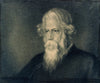 Portrait of Rabinranath Tagore (in Conte Crayon) - Atul Bose c1940 - Art Prints