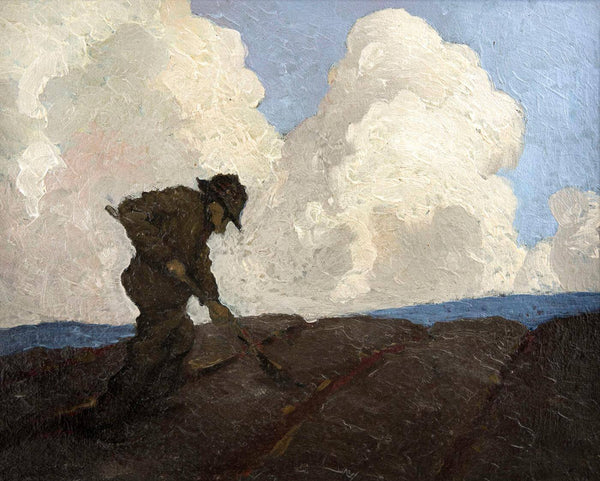 Potato Digger - Paul Henry RHA - Irish Master - Landscape Painting - Posters