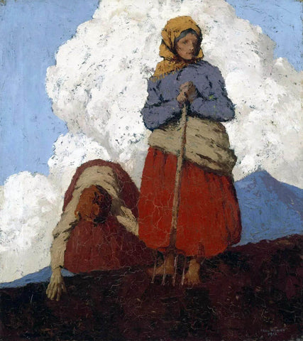 Potato Diggers - Paul Henry RHA - Irish Master - Impressionist Painting - Posters