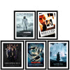 Set of 10 Best of Christopher Nolan Movies- Framed Poster Paper (12 x 17 inches) each