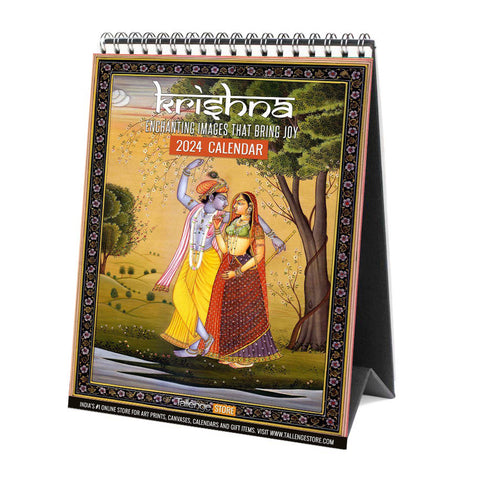 2024 Desk Calendar  - Enchanting Krishna