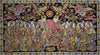 Ram Darbar Pattabhishekam - Ram Laxman Sita and Hanuman - Ramayan Kalamkari Painting - Framed Prints